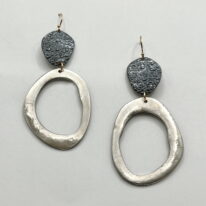 Hoop Earrings by Air & Earth Design at The Avenue Gallery, a contemporary fine art gallery in Victoria, BC, Canada.