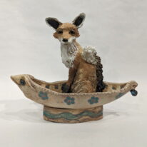 River Crossing by Carolyn Houg at The Avenue Gallery, a contemporary fine art gallery in Victoria, BC, Canada.