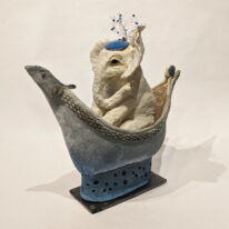 The Sailpast by Carolyn Houg at The Avenue Gallery, a contemporary fine art gallery in Victoria, BC, Canada.