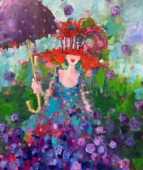 Set In A World Where Anything Can Happen by Angela Morgan at The Avenue Gallery, a contemporary fine art gallery in Victoria, BC, Canada.