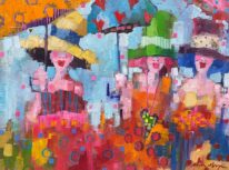 Undercover by Angela Morgan at The Avenue Gallery, a contemporary fine art gallery in Victoria, BC, Canada.