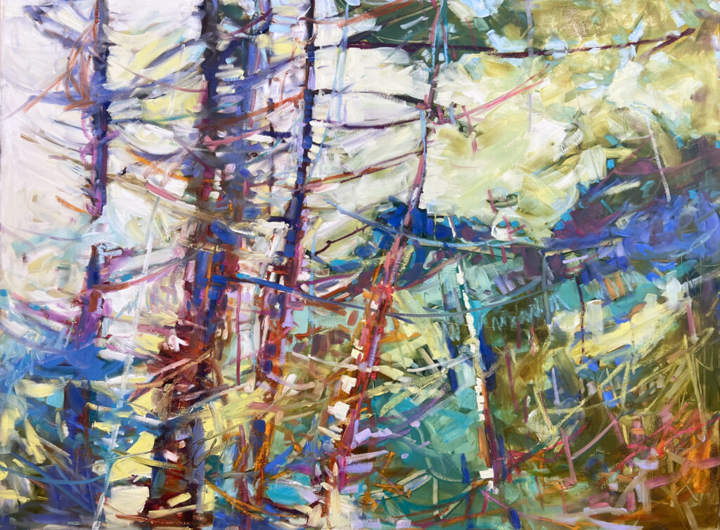 Cool Wind Coming by Sheila Davis at The Avenue Gallery, a contemporary fine art gallery in Victoria, BC, Canada.