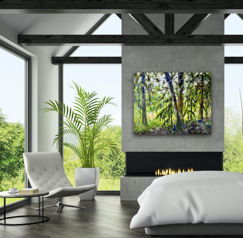 Zen Forest by Stephanie Taylor at The Avenue Gallery, a contemporary fine art gallery in Victoria, BC, Canada.