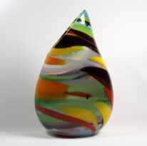 Multicolour Vase by Guy Hollington at The Avenue Gallery, a contemporary fine art gallery in Victoria, BC, Canada.
