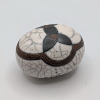 Naked Raku Shaker by Jan Lovewell at The Avenue Gallery, a contemporary fine art gallery in Victoria, BC, Canada.