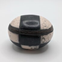 Naked Raku Shaker by Jan Lovewell at The Avenue Gallery, a contemporary fine art gallery in Victoria, BC, Canada.