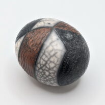 Naked Raku Shaker by Jan Lovewell at The Avenue Gallery, a contemporary fine art gallery in Victoria, BC, Canada.