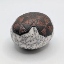 Naked Raku Shaker by Jan Lovewell at The Avenue Gallery, a contemporary fine art gallery in Victoria, BC, Canada.