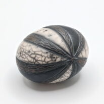 Naked Raku Shaker by Jan Lovewell at The Avenue Gallery, a contemporary fine art gallery in Victoria, BC, Canada.