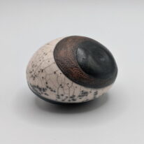 Naked Raku Shaker by Jan Lovewell at The Avenue Gallery, a contemporary fine art gallery in Victoria, BC, Canada.