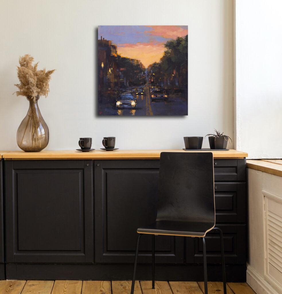 Light Up the Sky by William Liao at The Avenue Gallery, a contemporary fine art gallery in Victoria, BC, Canada.