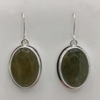 Grossular Garnet Earrings by A & R Jewellery at The Avenue Gallery, a contemporary fine art gallery in Victoria, BC, Canada.