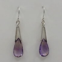 V-Bail Earrings with Ametrine by A & R Jewellery at The Avenue Gallery, a contemporary fine art gallery in Victoria, BC, Canada.