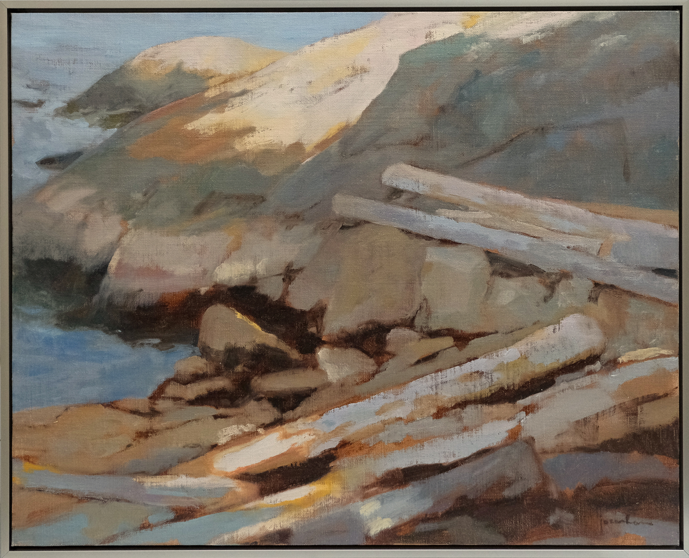 Corner Of The Inlet by Maria Josenhans at The Avenue Gallery, a contemporary fine art gallery in Victoria, BC, Canada.