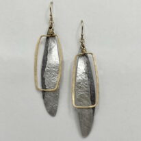 Triad Earrings by Air & Earth Design at The Avenue Gallery, a contemporary fine art gallery in Victoria, BC, Canada.