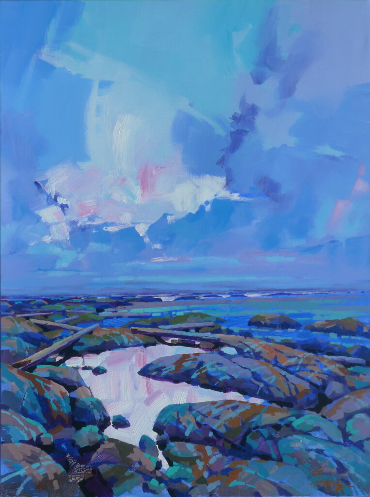 Watch the Seasons by Bi Yuan Cheng at The Avenue Gallery, a contemporary fine art gallery in Victoria, BC, Canada.