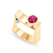 Red Spinel Ring by Bayot Heer at The Avenue Gallery, a contemporary fine art gallery in Victoria, BC, Canada.
