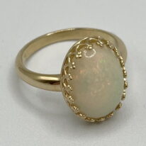 Ethiopian Opal Ring by Val Nunns at The Avenue Gallery, a contemporary fine art gallery in Victoria, BC, Canada.