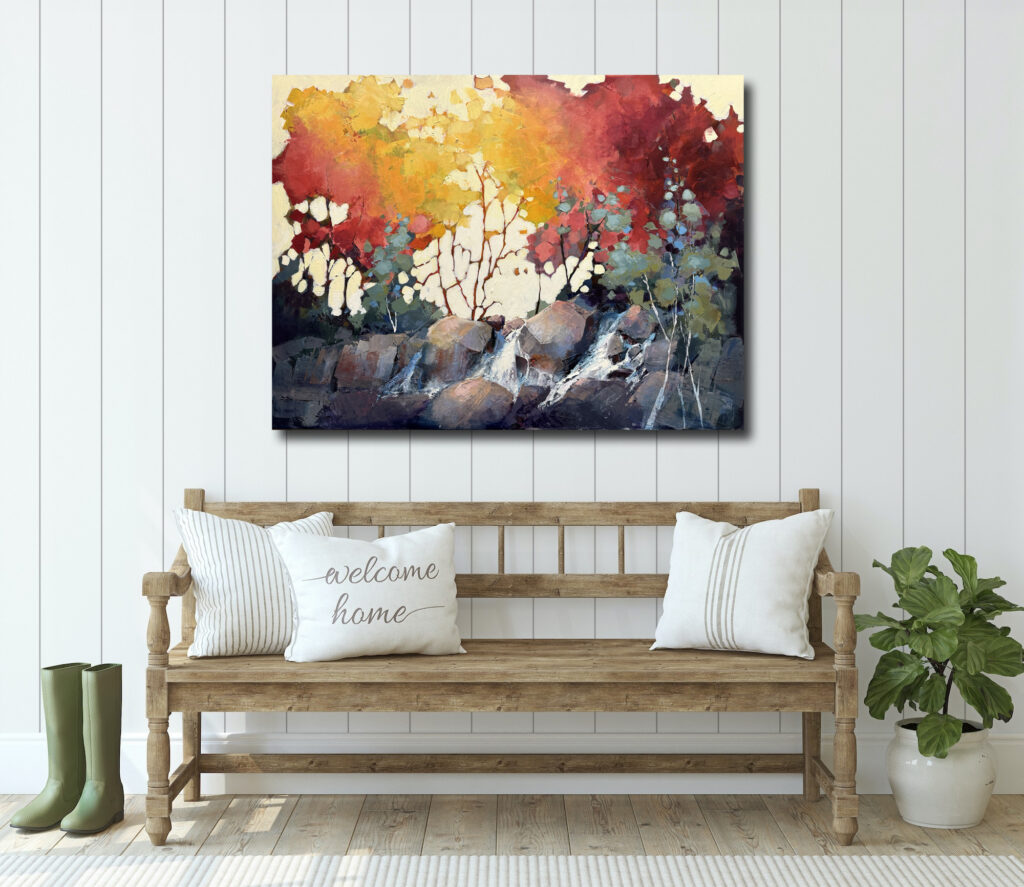 Autumn Dreams by Linda Wilder at The Avenue Gallery, a contemporary fine art gallery in Victoria, BC, Canada.