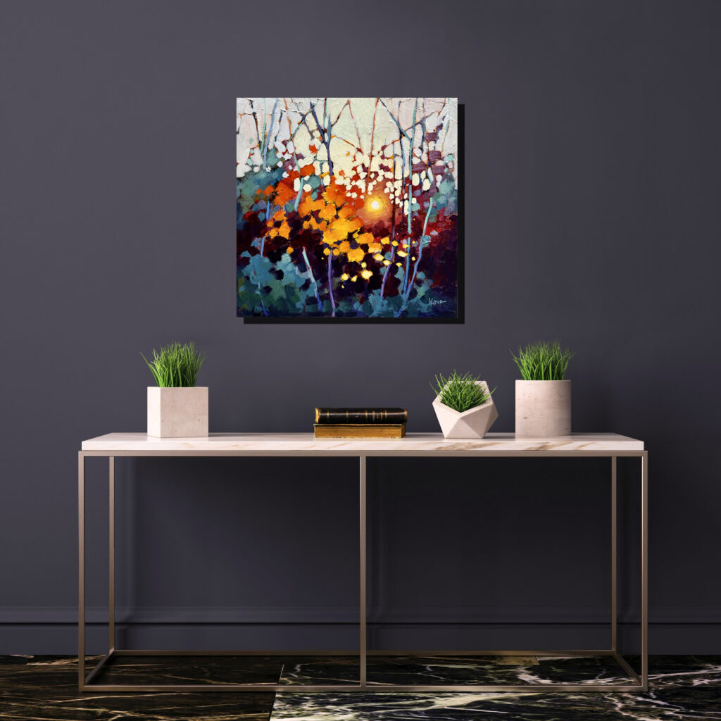 Falling Light by Linda Wilder at The Avenue Gallery, a contemporary fine art gallery in Victoria, BC, Canada.