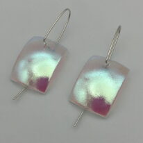 Square Oxygen Series Earrings by Peggy Brackett at The Avenue Gallery, a contemporary fine art gallery in Victoria, BC, Canada.