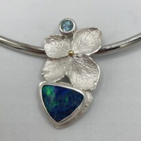 Garden Series 'Hydrangea' Pendant by Andrea Russell at The Avenue Gallery, a contemporary fine art gallery in Victoria, BC, Canada.