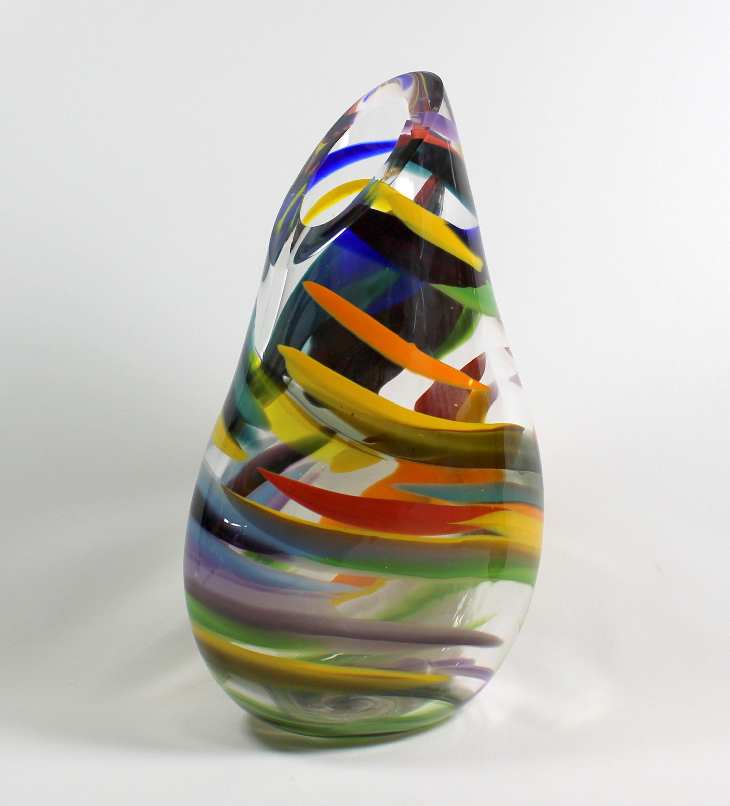 Multicolour Vase by Guy Hollington at The Avenue Gallery, a contemporary fine art gallery in Victoria, BC, Canada.