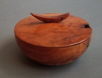 Plum Lidded Box by Robert Wilman at The Avenue Gallery, a contemporary fine art gallery in Victoria, BC, Canada.