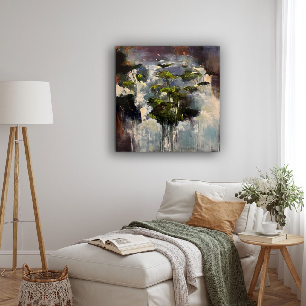 Cut Across the Sky and Move A Little Closer Now by Denna Erickson at The Avenue Gallery, a contemporary fine art gallery in Victoria, BC, Canada.