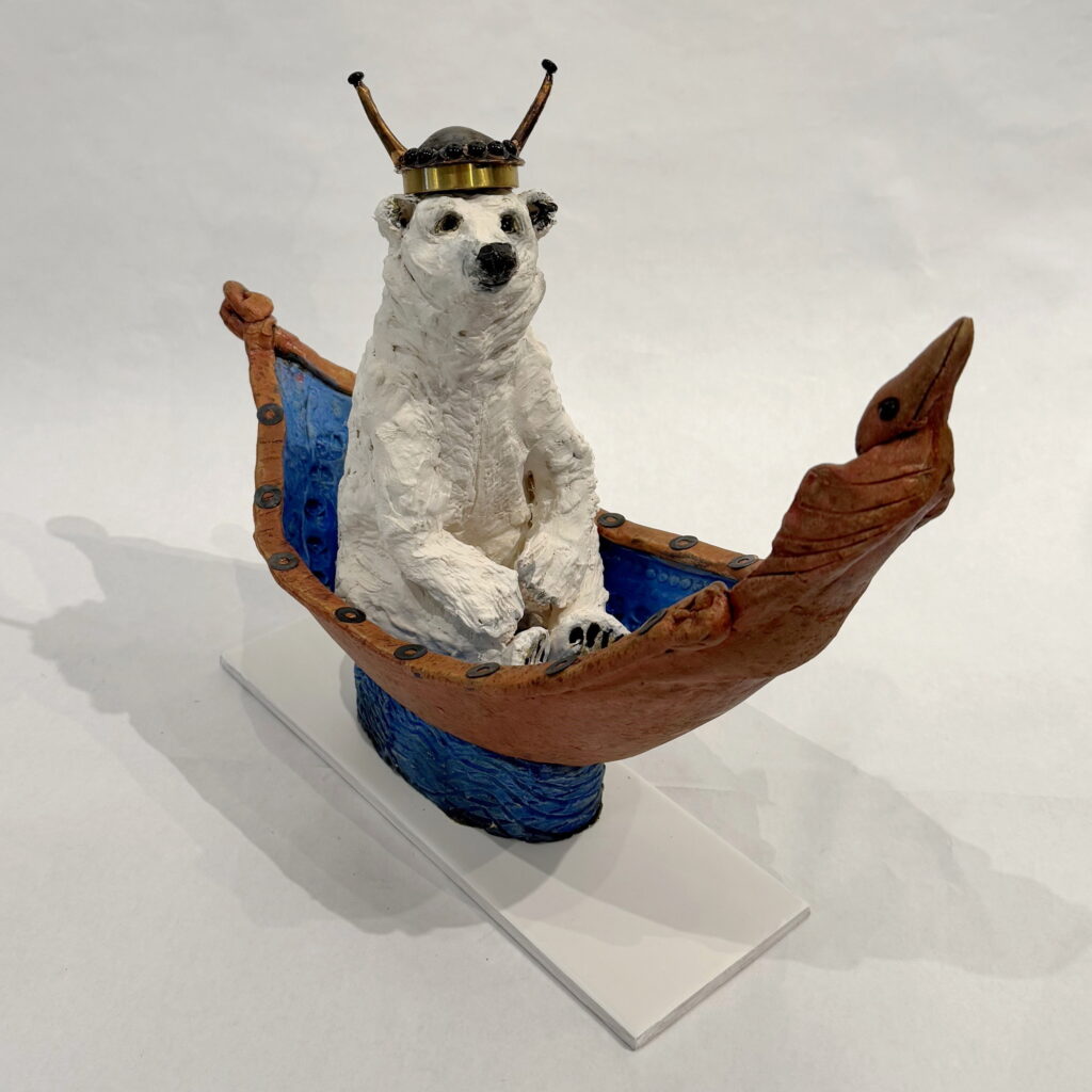 Heading for Svalbard by Carolyn Houg at The Avenue Gallery, a contemporary fine art gallery in Victoria, BC, Canada.