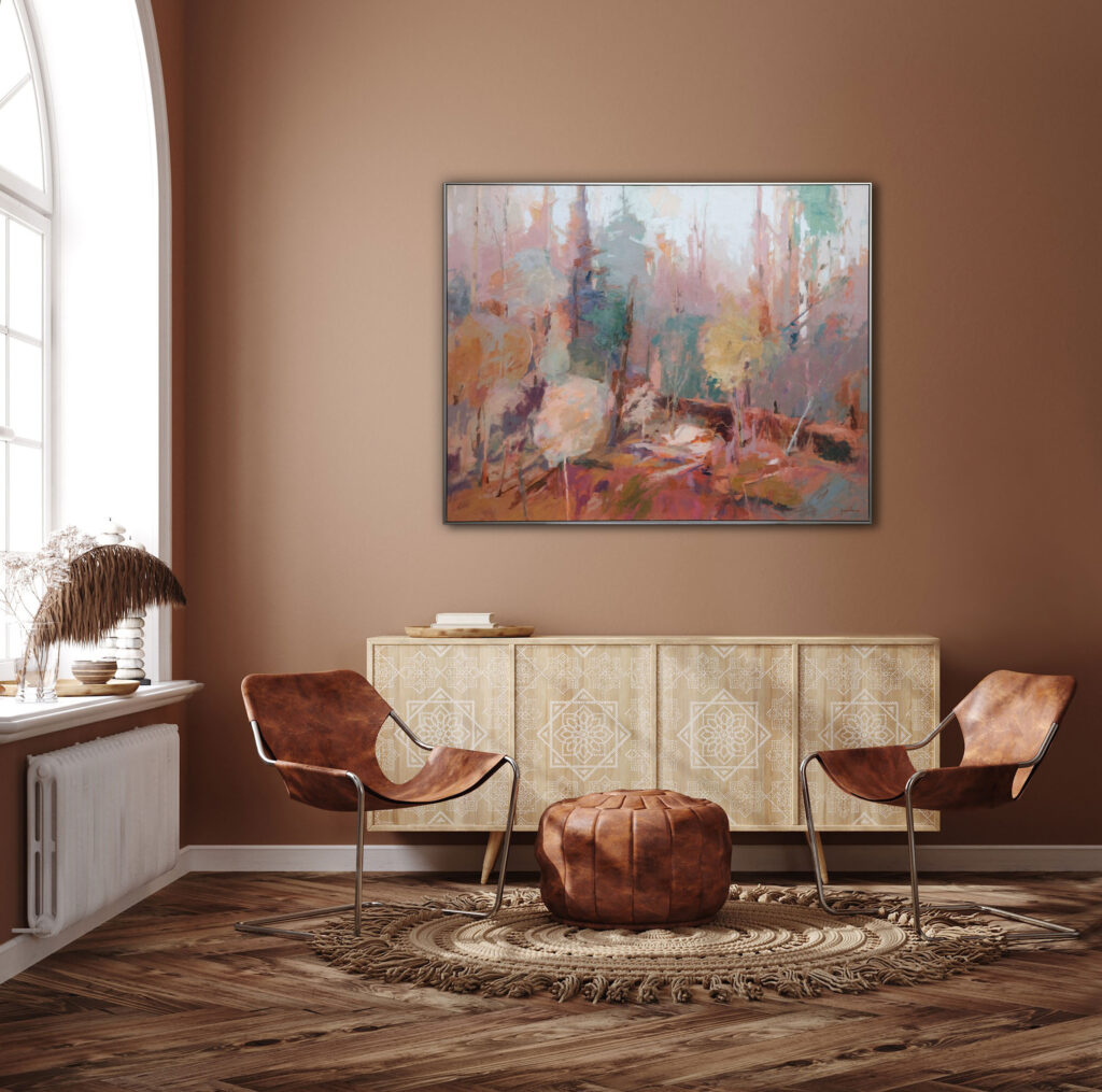 When Big Trees Fall by Maria Josenhans at The Avenue Gallery, a contemporary fine art gallery in Victoria, BC, Canada.