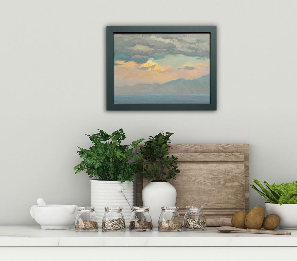 Golden Cloud by Andrii Yendakov at The Avenue Gallery, a contemporary fine art gallery in Victoria, BC, Canada.