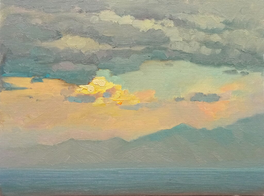 Golden Cloud by Andrii Yendakov at The Avenue Gallery, a contemporary fine art gallery in Victoria, BC, Canada.