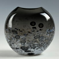 Tulip Vase (Grey) by Lisa Samphire at The Avenue Gallery, a contemporary fine art gallery in Victoria, BC, Canada.