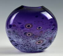 Tulip Vase (Purple) by Lisa Samphire at The Avenue Gallery, a contemporary fine art gallery in Victoria, BC, Canada.