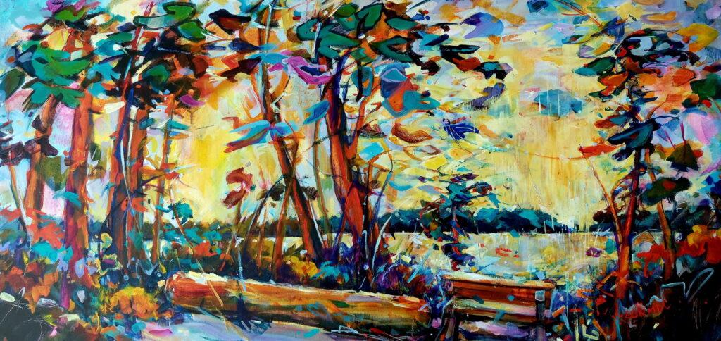 The Bluffs by Eunmi Conacher at The Avenue Gallery, a contemporary fine art gallery in Victoria, BC, Canada.