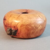 Arbutus Hollow Form with Rock Inclusion by Robert Wilman at The Avenue Gallery, a contemporary fine art gallery in Victoria, BC, Canada.