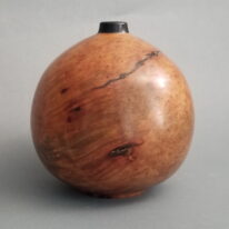 Arbutus Hollow Form with Ebony Rim by Robert Wilman at The Avenue Gallery, a contemporary fine art gallery in Victoria, BC, Canada.