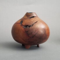 Arbutus Tri-Foot Hollow Form by Robert Wilman at The Avenue Gallery, a contemporary fine art gallery in Victoria, BC, Canada.