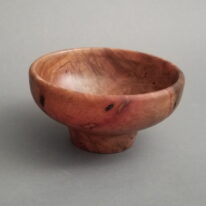 Arbutus Burl Raised Bowl by Robert Wilman at The Avenue Gallery, a contemporary fine art gallery in Victoria, BC, Canada.