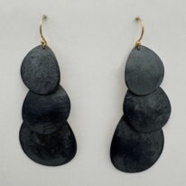 Little Birds Earrings (Patina) by Air & Earth Design at The Avenue Gallery, a contemporary fine art gallery in Victoria, BC, Canada.