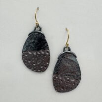 Textured Earrings by Air & Earth Design at The Avenue Gallery, a contemporary fine art gallery in Victoria, BC, Canada.
