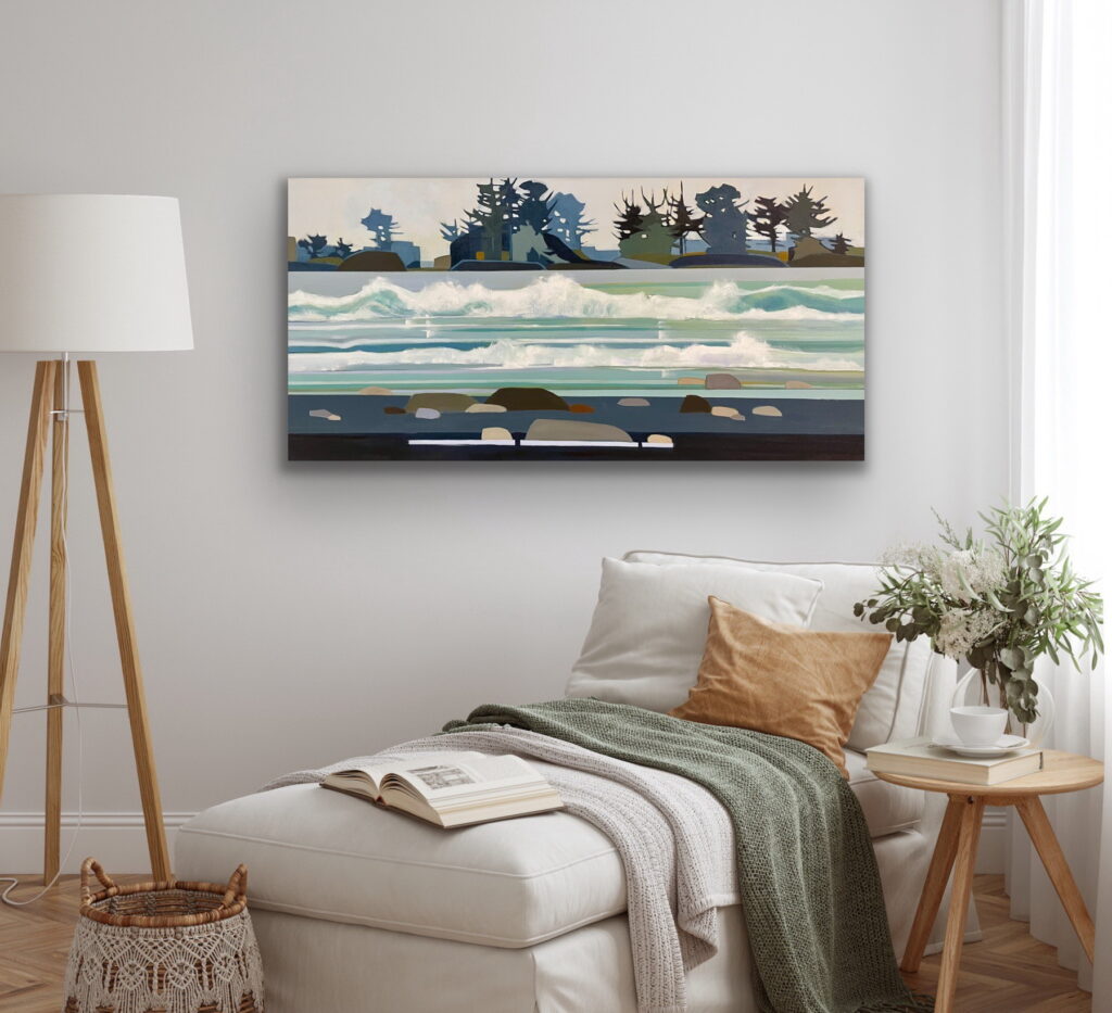 Sea Glass Colours Chesterman by Lorna Dockstader at The Avenue Gallery, a contemporary fine art gallery in Victoria, BC, Canada.