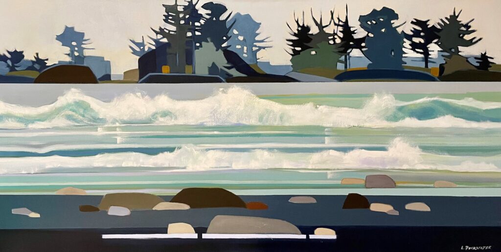 Sea Glass Colours Chesterman by Lorna Dockstader at The Avenue Gallery, a contemporary fine art gallery in Victoria, BC, Canada.