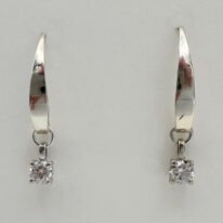 Lab Grown Diamond Earrings by Val Nunns at The Avenue Gallery, a contemporary fine art gallery in Victoria, BC, Canada.