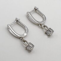 Lab Grown Diamond Earrings by Val Nunns at The Avenue Gallery, a contemporary fine art gallery in Victoria, BC, Canada.