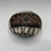 Naked Raku Shaker by Jan Lovewell at The Avenue Gallery, a contemporary fine art gallery in Victoria, BC, Canada.