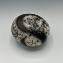 Naked Raku Shaker by Jan Lovewell at The Avenue Gallery, a contemporary fine art gallery in Victoria, BC, Canada.