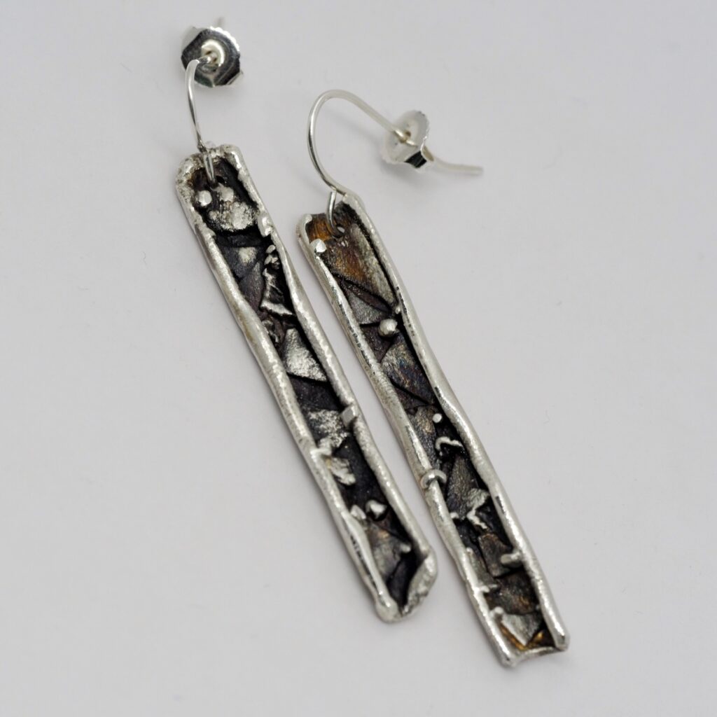 Fragments Earrings by ARTYRA Studio at The Avenue Gallery, a contemporary fine art gallery in Victoria, BC, Canada.
