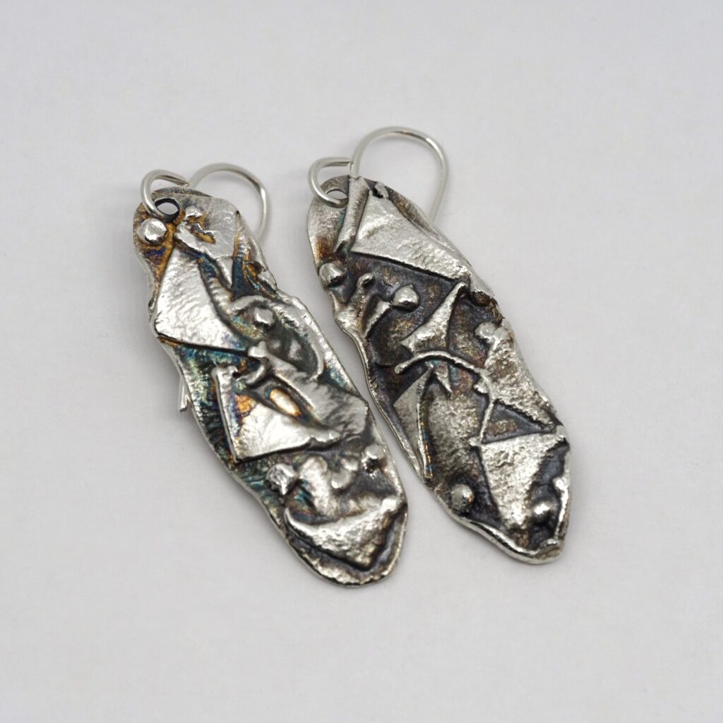 Fragments Earrings by ARTYRA Studio at The Avenue Gallery, a contemporary fine art gallery in Victoria, BC, Canada.